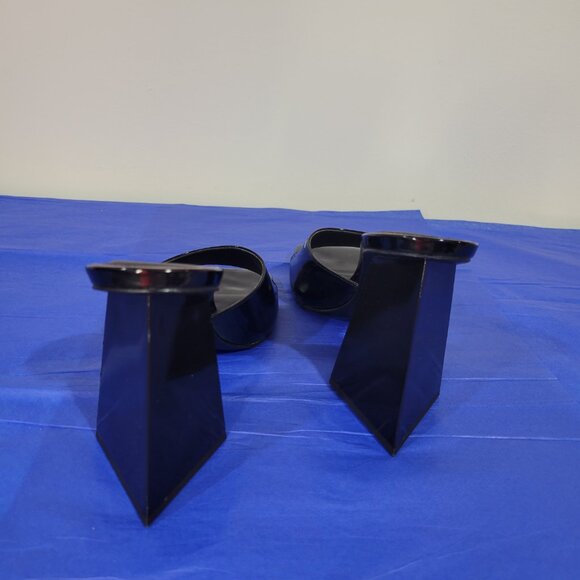 Gianni Bini Patent Leather Mule Heels- Like Barbie! - Picture 6 of 12